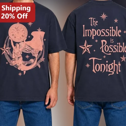 The Impossible is Possible Tonight Vintage Celestial Graphic Tee