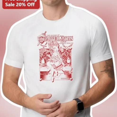 The Legend of Chappell Roan Midwest Princess Graphic Tee for Pop Music Fans