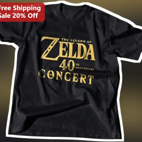 The Legend of Zelda 40th Anniversary Concert Tee