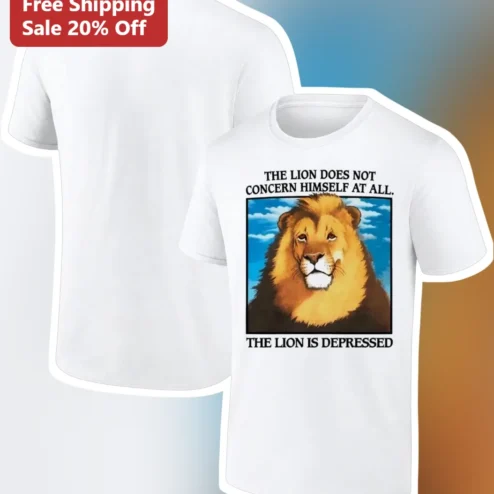 The Lion Does Not Concern Himself At All The Lion Is Depressed Simba Tee