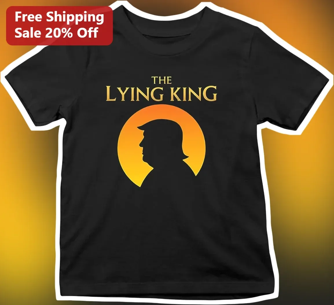 The Lying King Donald Trump Political Satire Graphic Tee