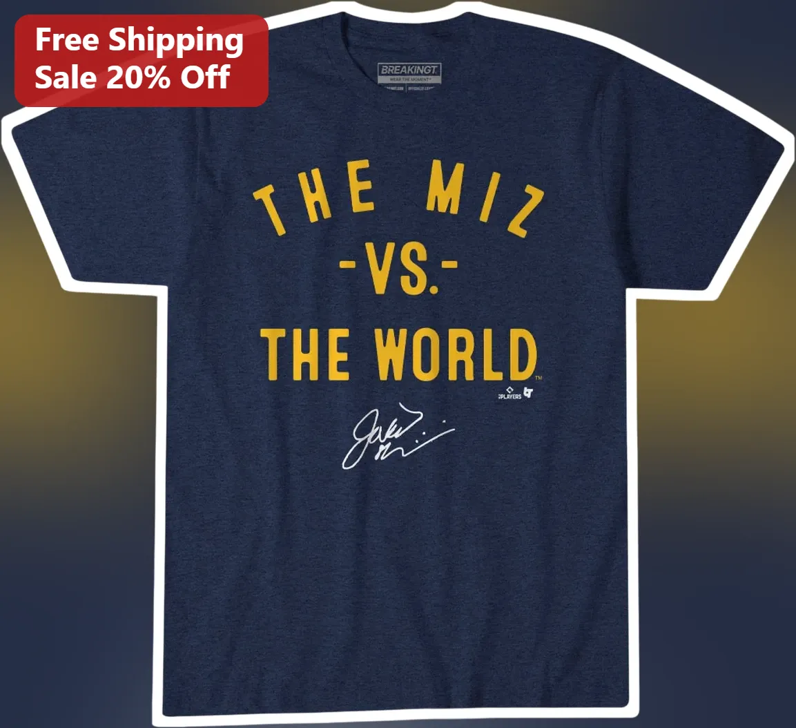 The Miz -VS- The World Graphic Tee WWE Superstar Fan Gift