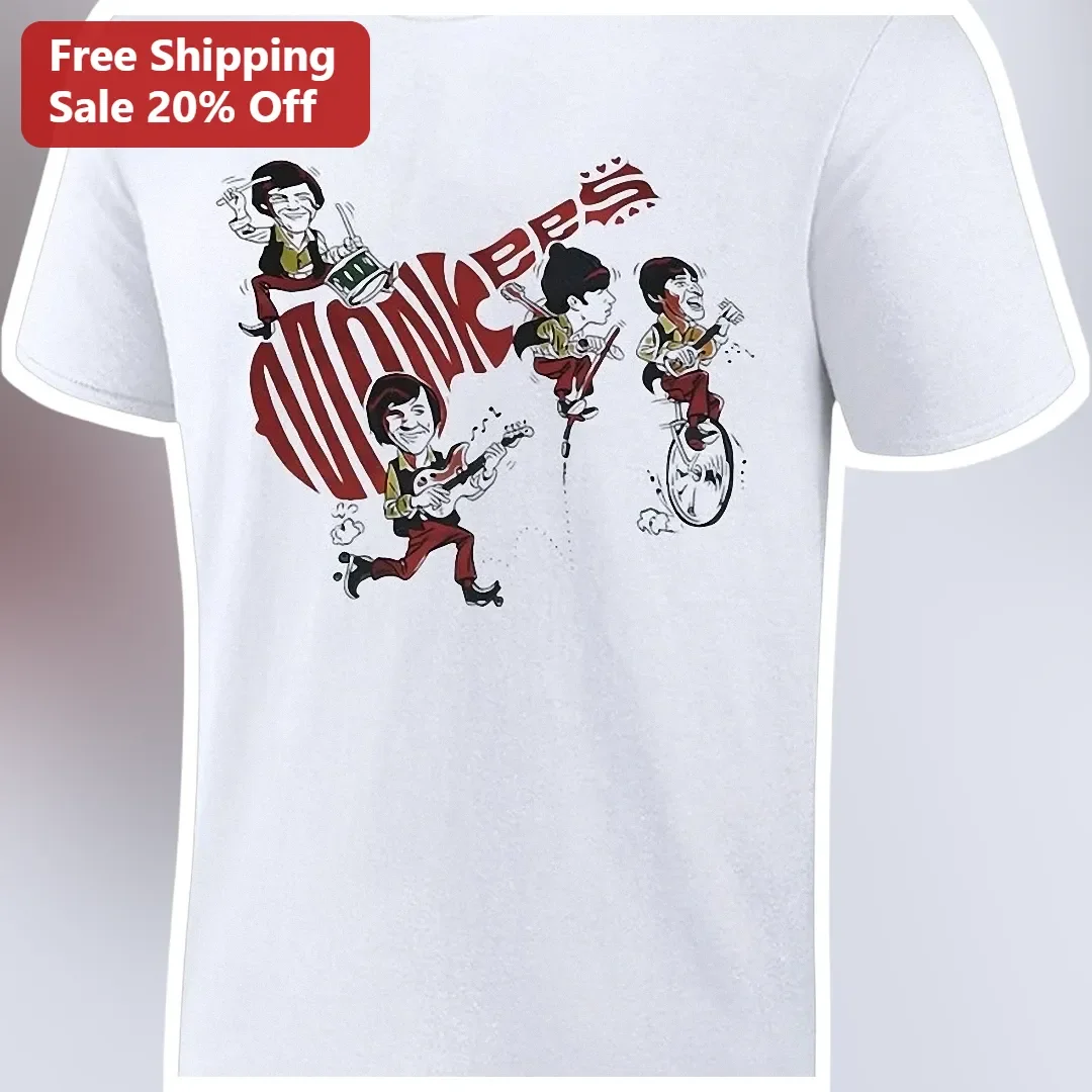 The Monkees Retro Pop Art Band Graphic Tee