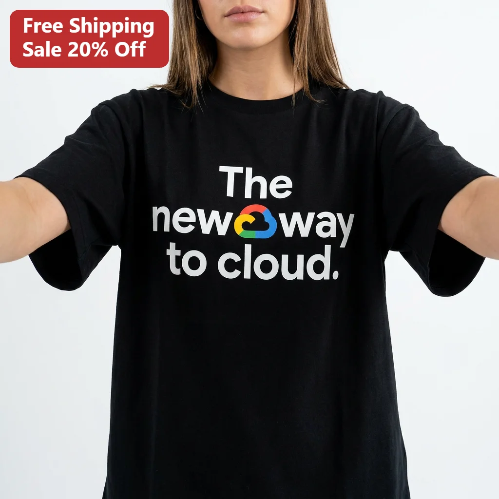 The New Way to Cloud Tee, Google Cloud Computing Engineer Gift for Software Developers and IT Professionals