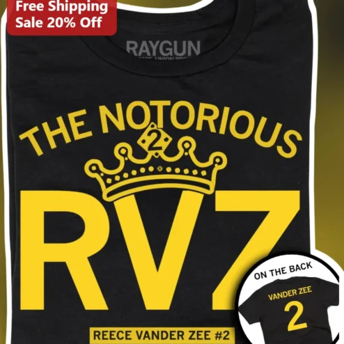 The Notorious RV7 Reece Vander Zee Michigan Football Tee