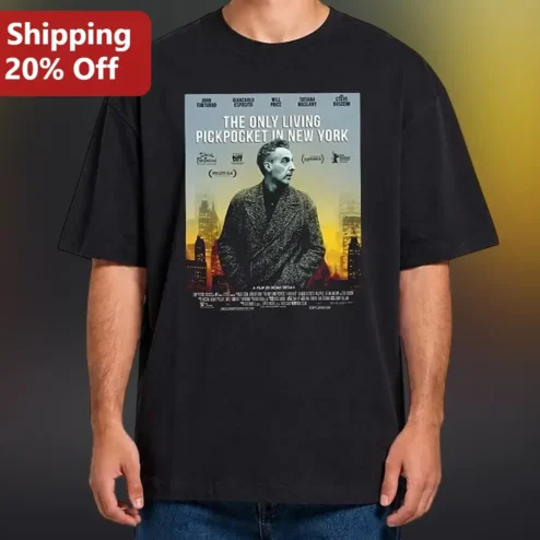 The Only Living Pickpocket in New York Tee John Turturro Indie Film Movie Merch Gift