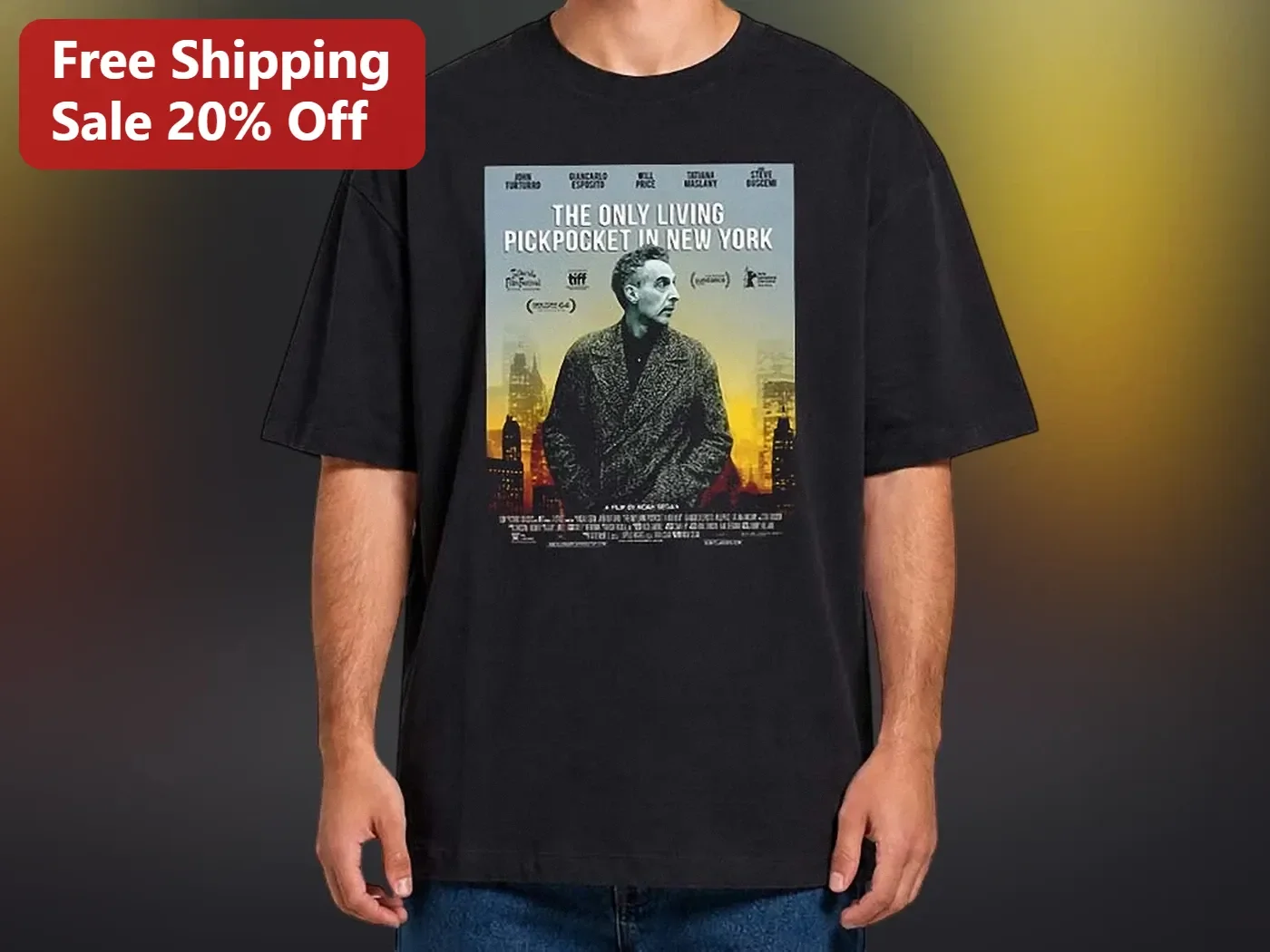 The Only Living Pickpocket in New York Tee John Turturro Indie Film Movie Merch Gift