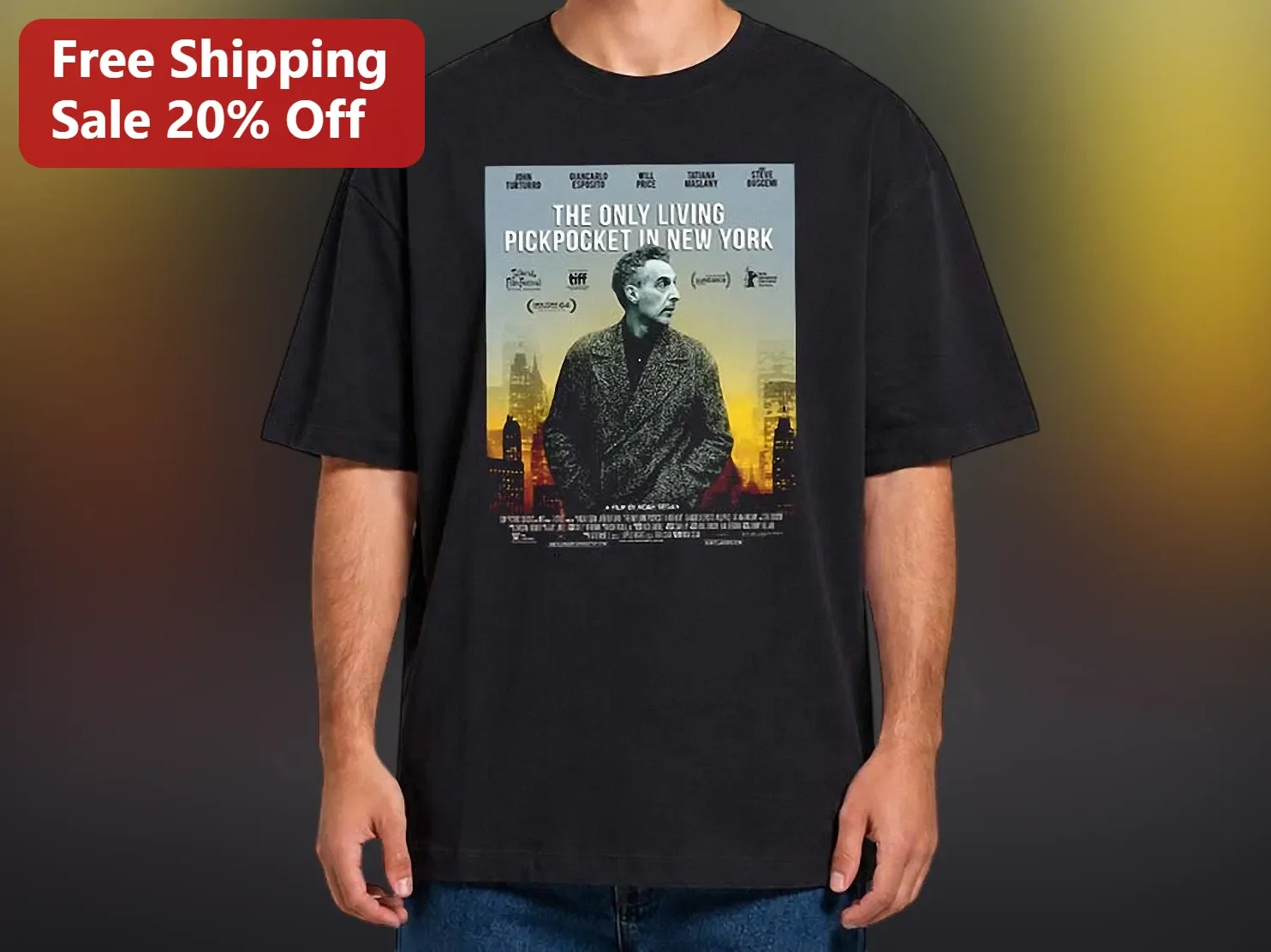 The Only Living Pickpocket in New York Tee John Turturro Movie Graphic Shirt