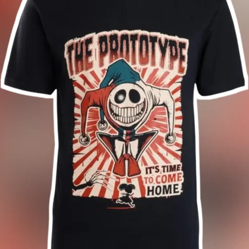 The Prototype It's Time To Come Home Graphic Tee Poppy Playtime Horror Gaming Shirt