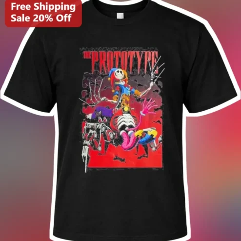 The Prototype Tee Poppy Playtime Horror Vintage Distressed Graphic Shirt