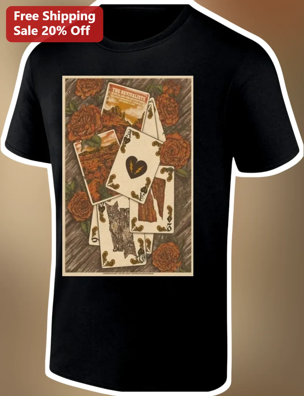 The Revivalists Tee Vintage Band Merch Concert Graphic Shirt