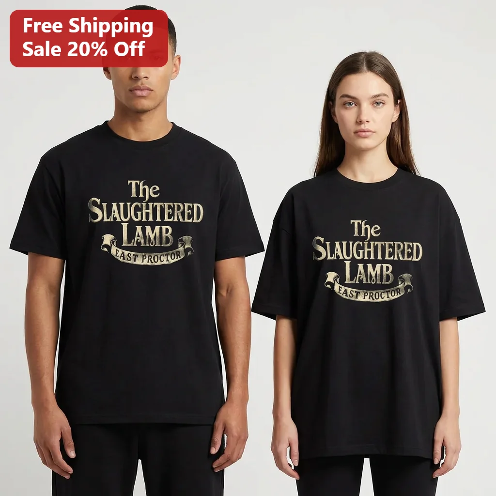 The Slaughtered Lamb East Proctor Tee, An American Werewolf In London Vintage Pub Sign Shirt, Horror Movie Fan Gift