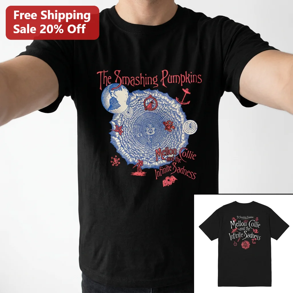 The Smashing Pumpkins Mellon Collie and the Infinite Sadness Tee Vintage 90s Alternative Rock Band Graphic Shirt