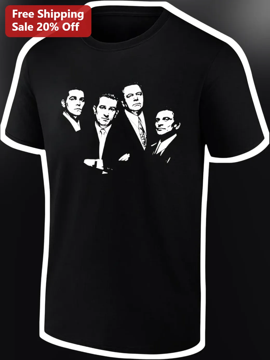 The Sopranos Vintage Noir Graphic Tee for Men Women Fans