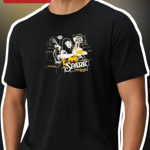 The Spark Tee Nneka Ogwumike WNBA Basketball Graphic T-Shirt for Fans
