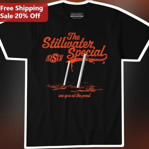 The Stillwater Special See You At The Pond Tee Retro Collegiate OSU Football Fan Gift