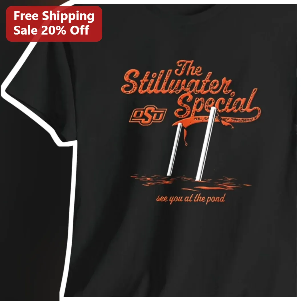 The Stillwater Special See You At The Pond Tee Vintage OSU Cowboys Graphic Shirt