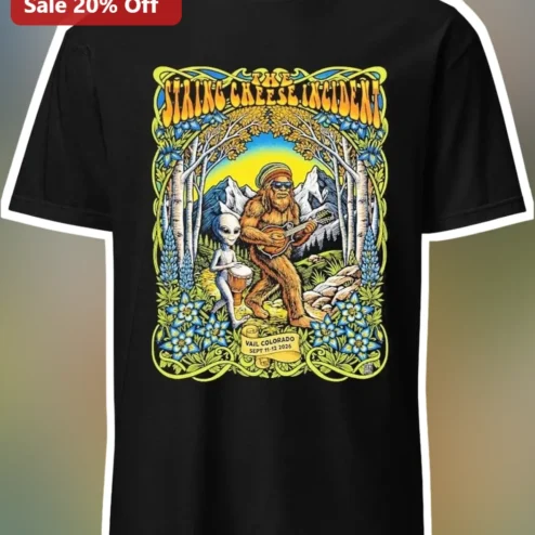 The String Cheese Incident Vail Colorado Sept 11-12 2026 Psychedelic Jam Band Graphic Tee