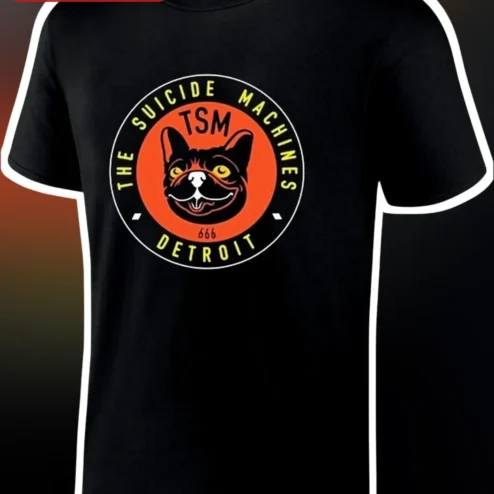 The Suicide Machines Detroit TSM Tee Punk Rock Band Merch Graphic Shirt