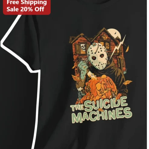 The Suicide Machines Tee Jason Voorhees Horror Punk Graphic Shirt
