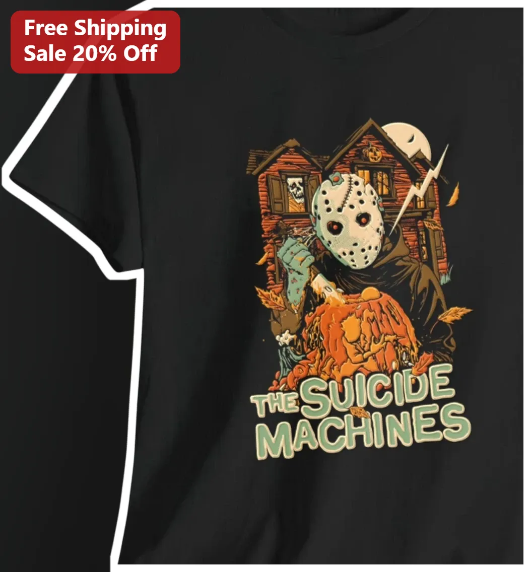 The Suicide Machines Tee Jason Voorhees Horror Punk Graphic Shirt