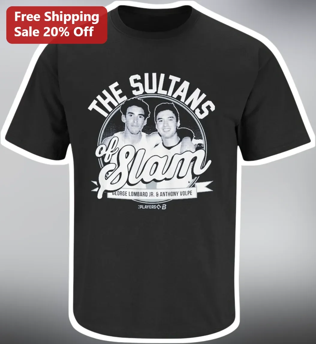 The Sultans Of Slam George Lombard Jr Anthony Volpe New York Pro Baseball Tee