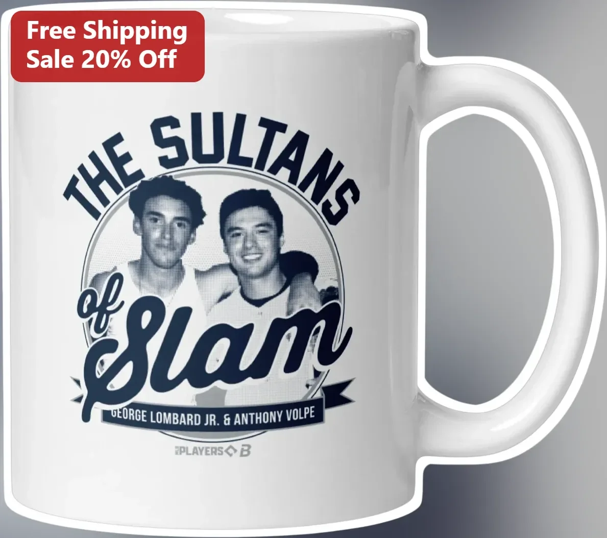 The Sultans of Slam George Lombard Jr. Anthony Volpe Retro Basketball Style Mug