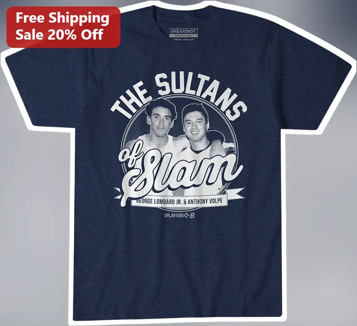 The Sultans of Slam Tee Anthony Volpe George Lombard Jr Baseball Graphic Shirt
