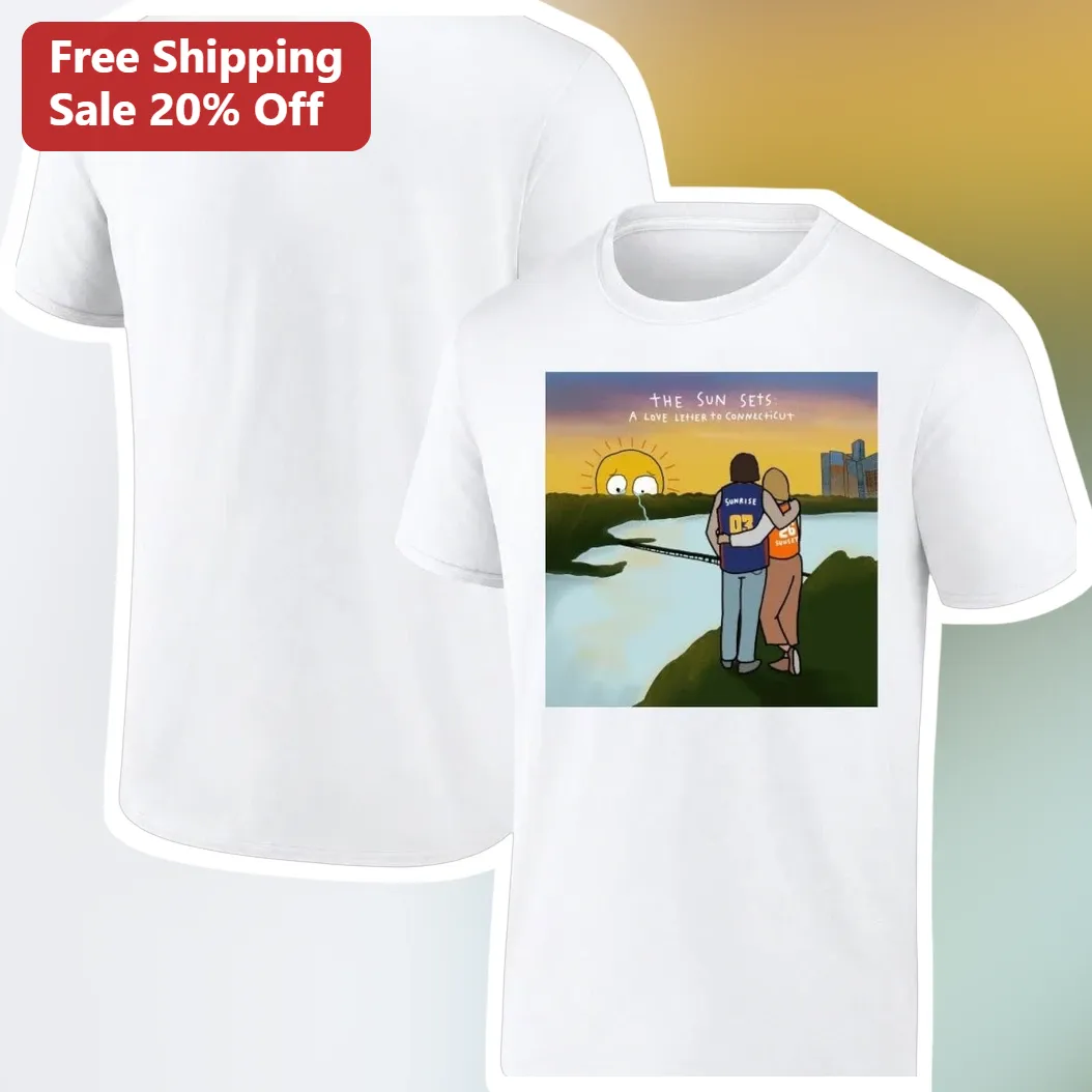 The Sun Sets Love Letter To Connecticut Tee