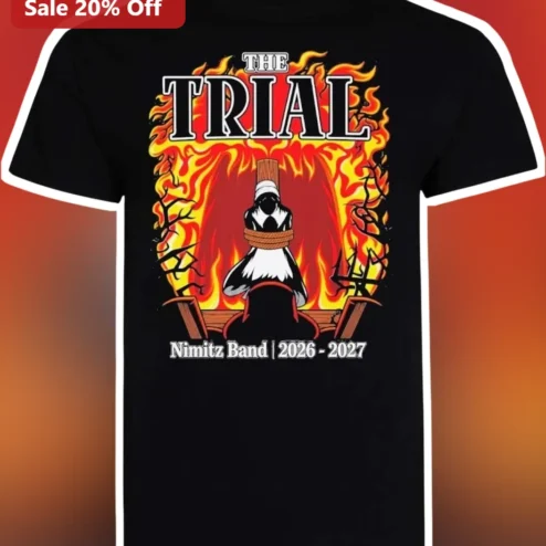 THE TRIAL Tee Funny Penguin Burning at Stake Meme Shirt for Fans