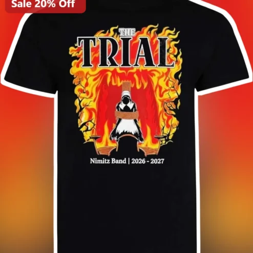 THE TRIAL Tee Funny Penguin Chef Bound to Post Graphic T-Shirt for Cooks