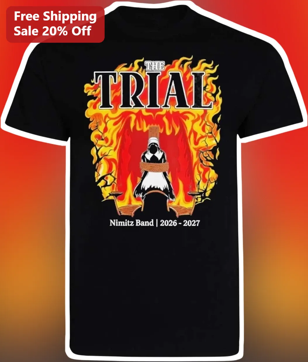 THE TRIAL Tee Funny Penguin Chef Bound to Post Graphic T-Shirt for Cooks