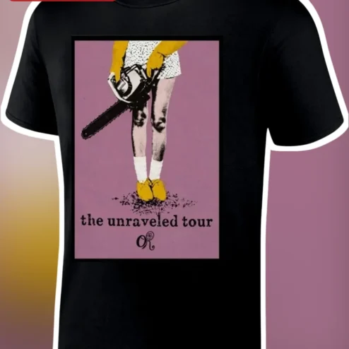The Unraveled Tour Olivia Rodrigo Tee Guts Album Merch Vintage Band Style Graphic T-Shirt
