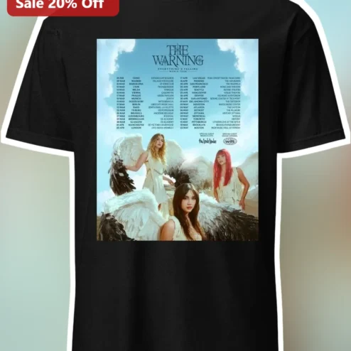 The Warning Everything's Falling World Tour Tee Mexican Rock Band Merch
