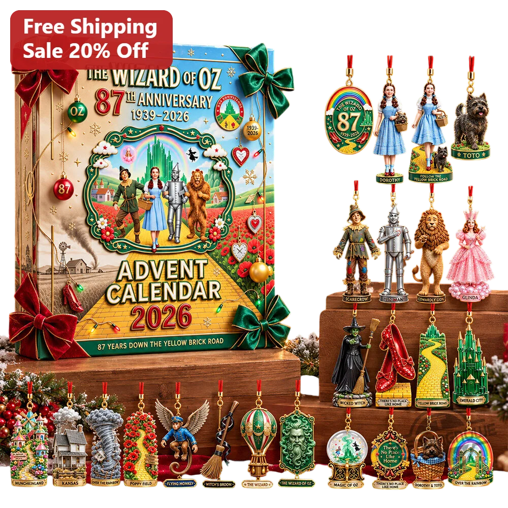 The Wizard of Oz Advent Calendar 2026 There's No Place Like Home 87th Anniversary Collectible Gift