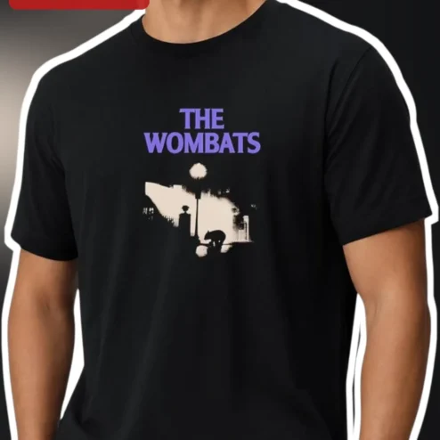 The Wombats Band Tee Indie Rock Merch Graphic T-Shirt for Men Women