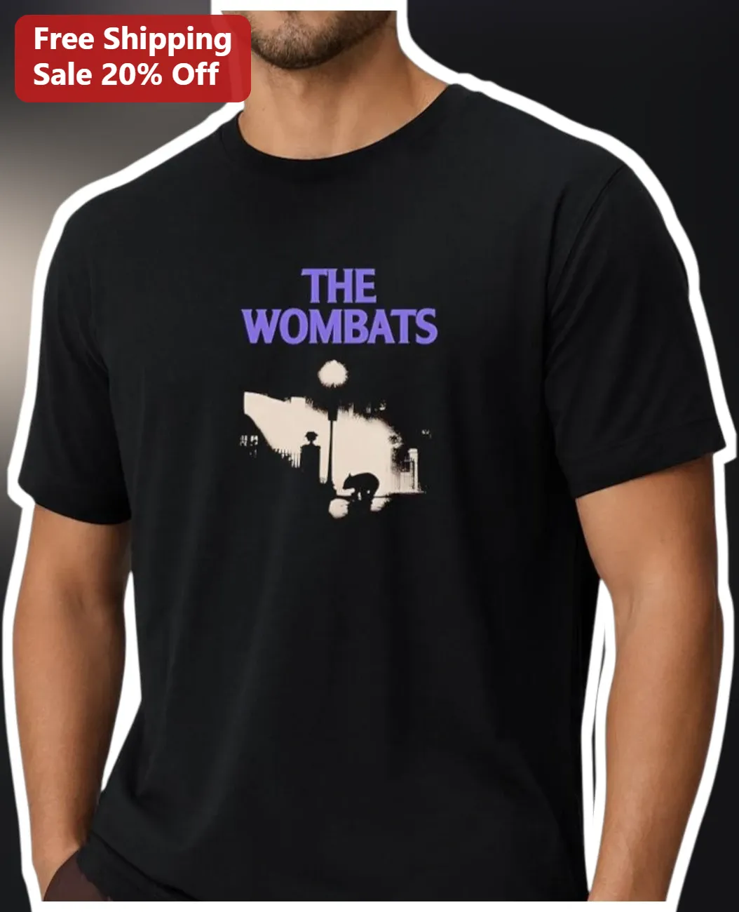The Wombats Band Tee Indie Rock Merch Graphic T-Shirt for Men Women