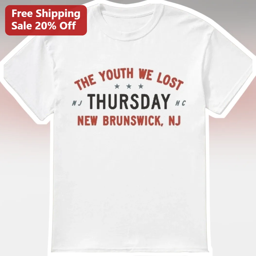 The Youth We Lost Thursday Band Lyric Tee New Brunswick NJ Emo Pop Punk Graphic Shirt