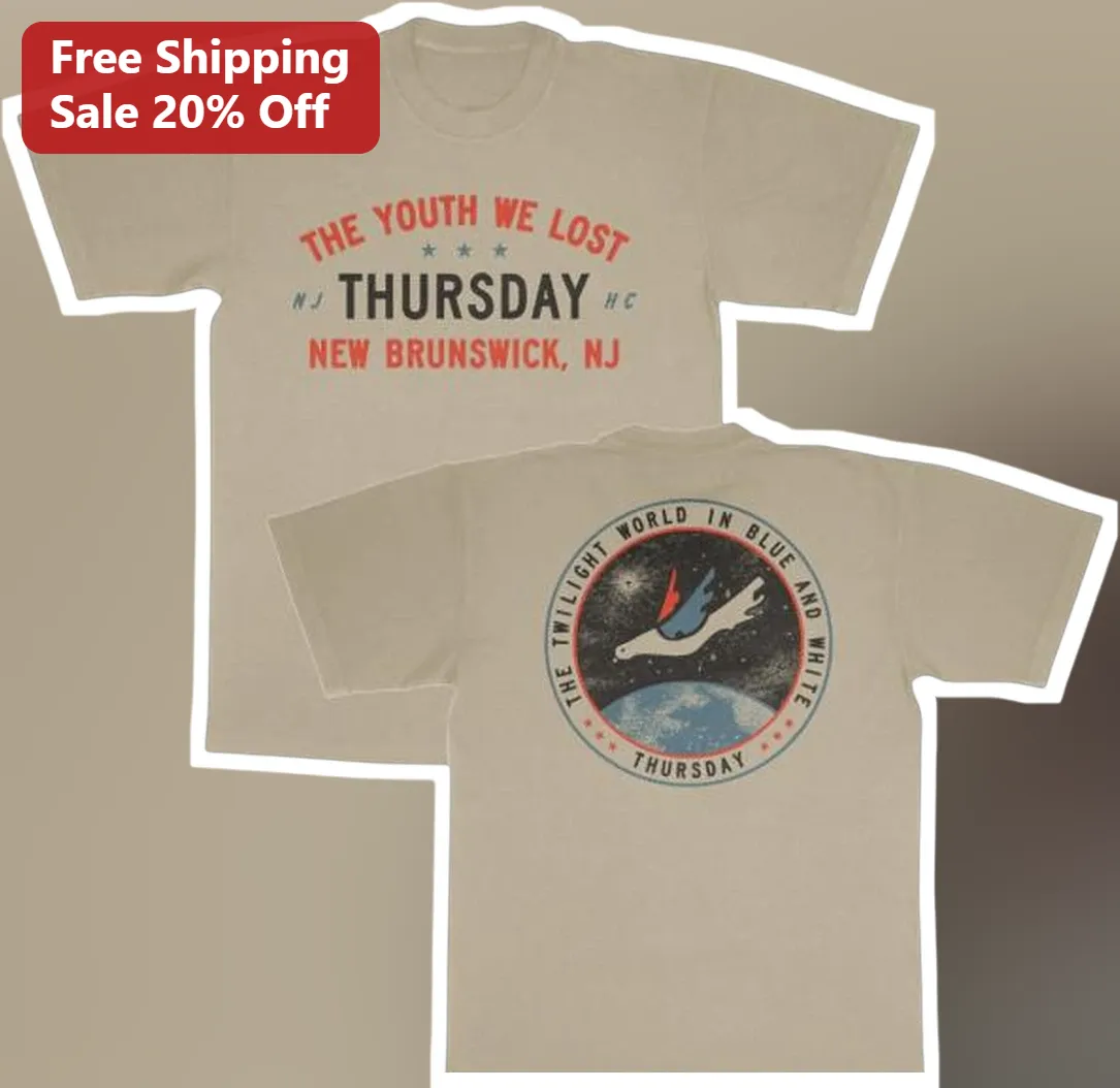 The Youth We Lost Thursday Band Tee New Brunswick NJ Emo Nostalgia Graphic Shirt