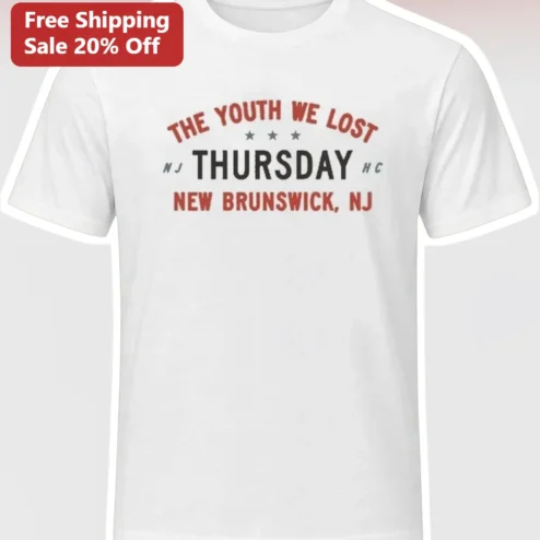 The Youth We Lost Thursday Band Tee New Brunswick NJ Emo Pop Punk Graphic Shirt