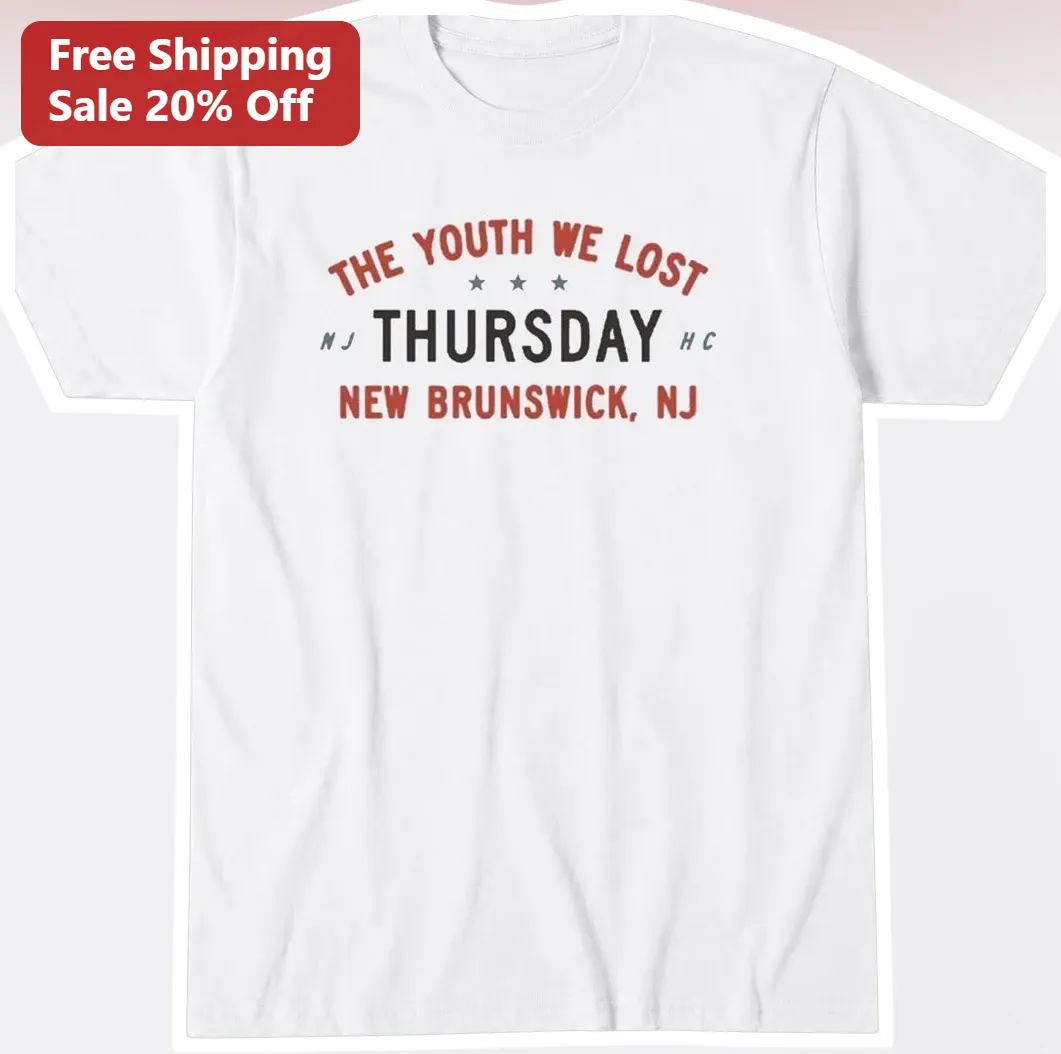 The Youth We Lost Thursday Band Tee New Brunswick NJ Post-Hardcore Graphic Shirt