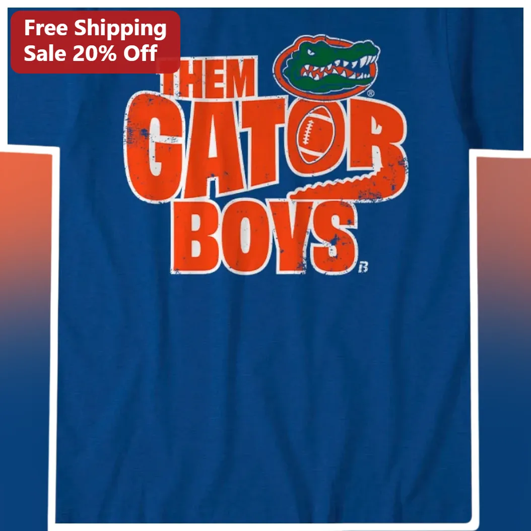 Them Gator Boys Tee Florida Gators Vintage Distressed Graphic T-Shirt for Men Women