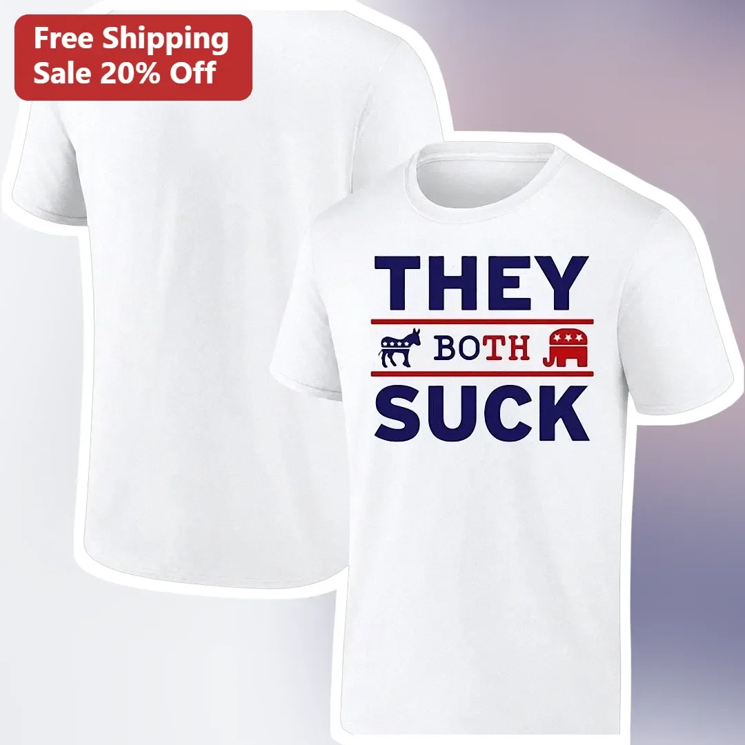 They Both Suck Political Satire Tee Anti Democrat Republican Independent Voter Gift Unisex Shirt