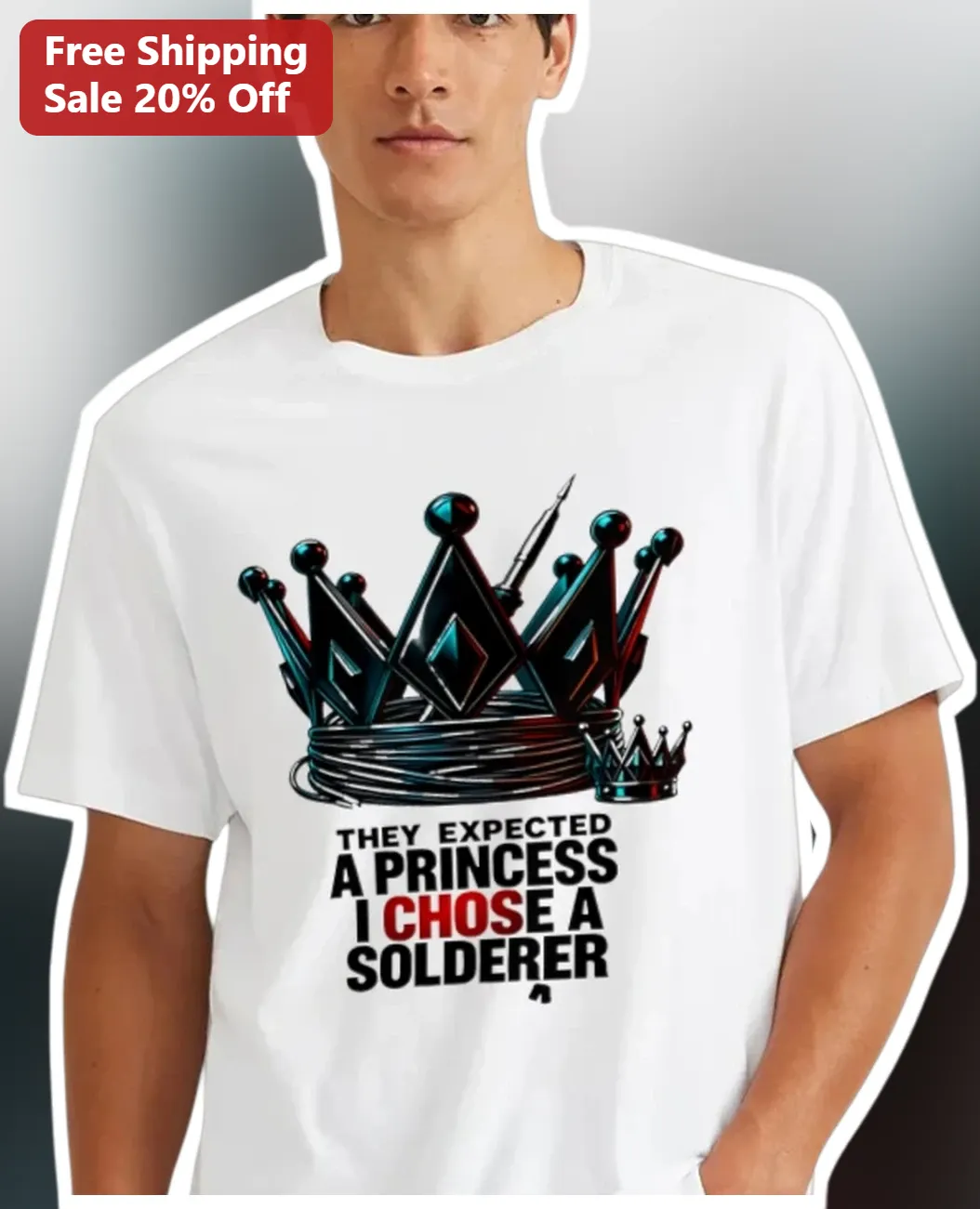 They Expected A Princess I Chose A Soldier Military Wife Gift Graphic Tee