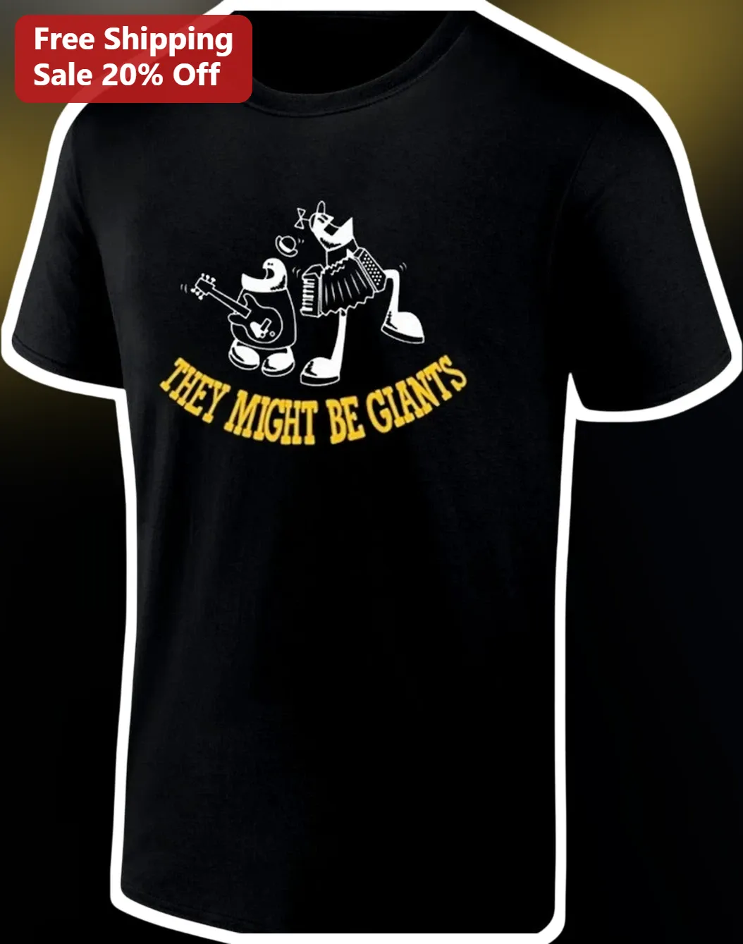 They Might Be Giants Tee Retro Indie Rock Band Merch Graphic Shirt for Fans