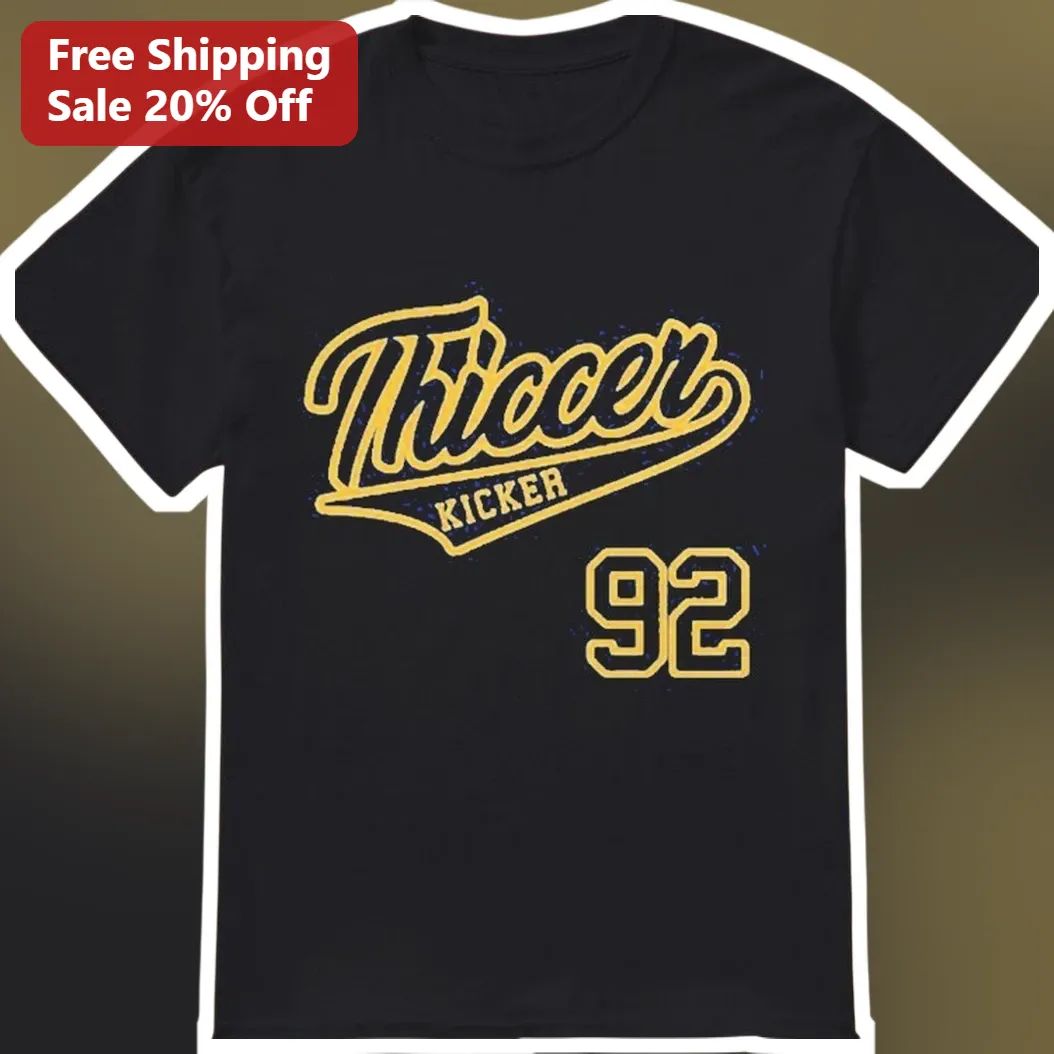 Thiccer Kicker Tee Harrison Mevis Vintage Football Fan Gift Shirt