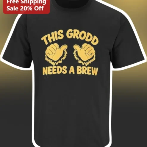 This Grodd Needs A Brew Gorilla Grodd Tee DC Comics Villain Graphic Shirt
