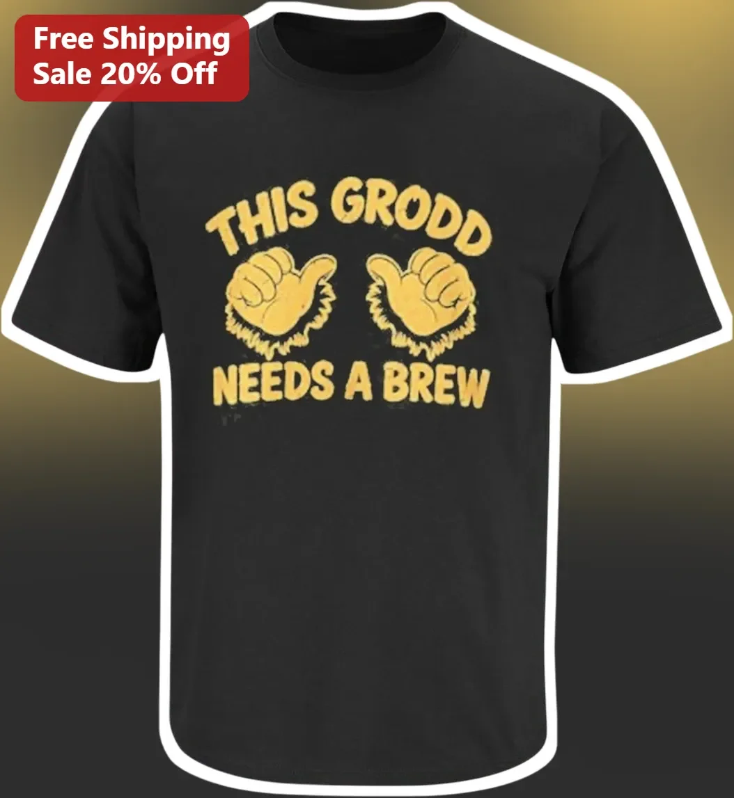 This Grodd Needs A Brew Gorilla Grodd Tee DC Comics Villain Graphic Shirt