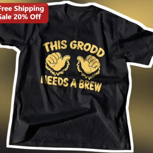 This Grodd Needs A Brew Tee Gorilla Grodd DC Comics Fan Gift