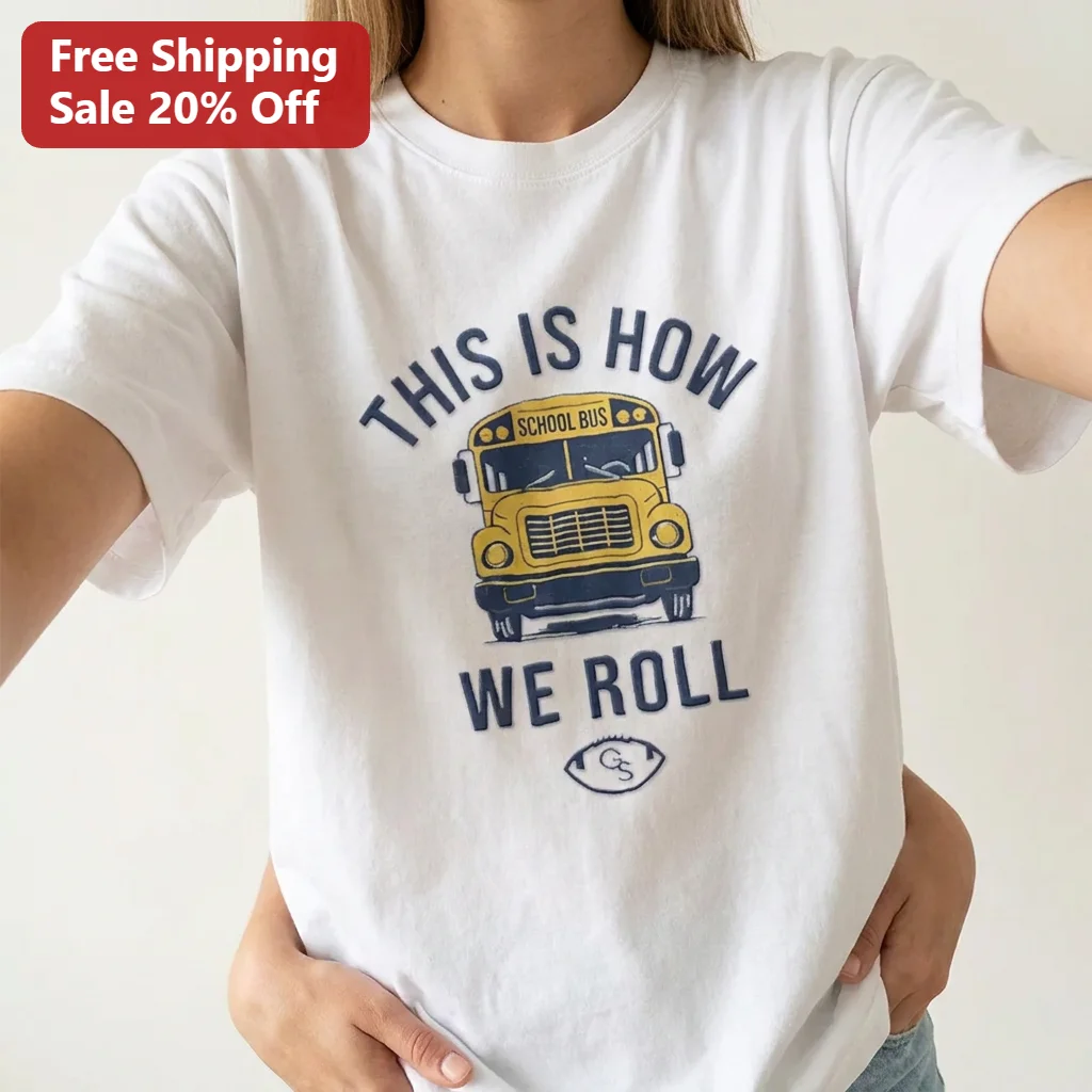 This Is How We Roll School Bus Driver Tee, Retro Back To School First Day Of School Gift Shirt